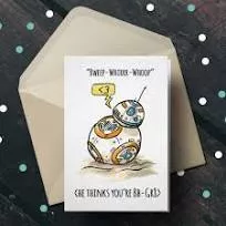 Star Wars - BB-Gr8 Greeting Card
