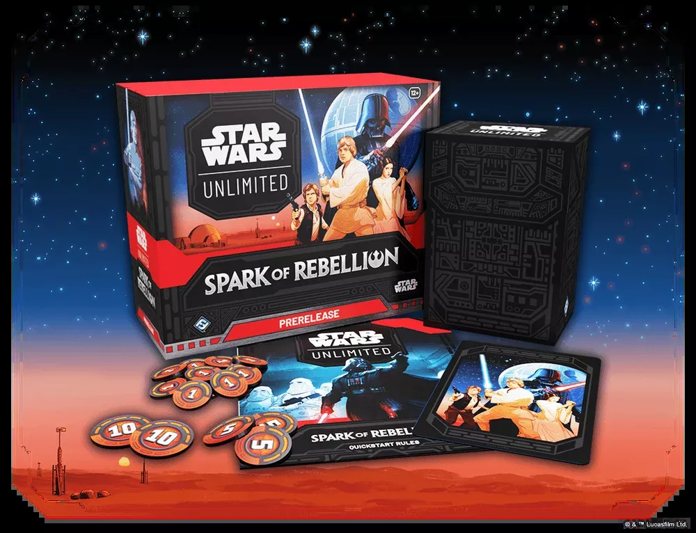 Star Wars Unlimited Spark Of Rebellion Prerelease Bundle