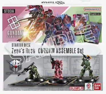 Starter Deck 03: Zeon's Rush - Gundam Assemble Starter Set