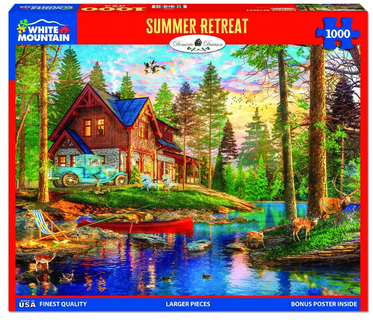 Summer Retreat (1907pz) - 1000 Piece Jigsaw Puzzle
