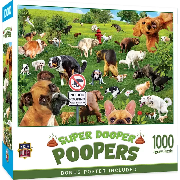 Super Dooper Poopers 1000pc Puzzle
