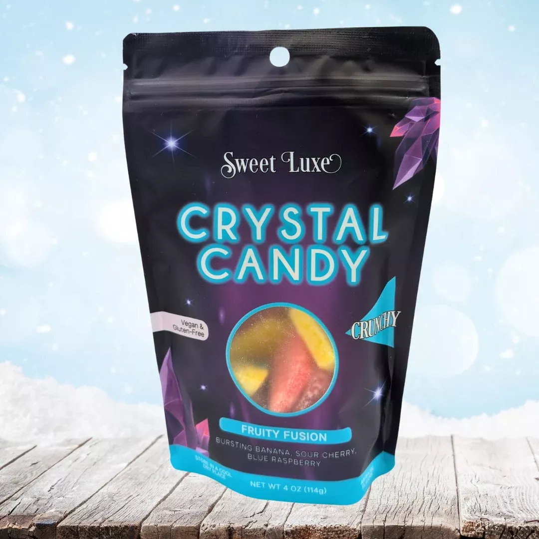 Sweet Luxe Extra Crunchy Crystal Candy Fruity Fusion - 4oz Peg Bag