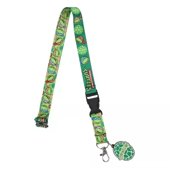 Teenage Mutant Ninja Turtles - Peace Love and Pizza Art With AOP Pattern Sublimated Straps Lanyard