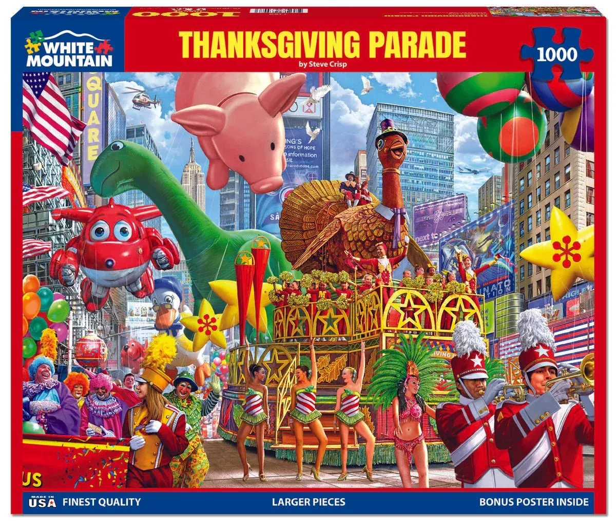 Thanksgiving Parade (1769pz) - 1000 Piece Jigsaw Puzzle