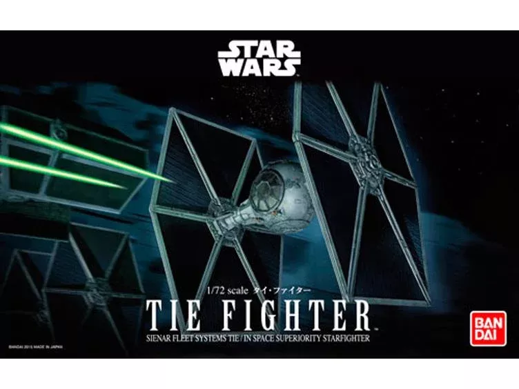 Tie Fighter "Star Wars", Bandai Star Wars 1/72 Plastic Model