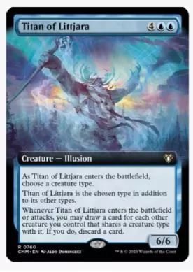 Titan of Littjara (Extended Art) - Commander Masters - #0760