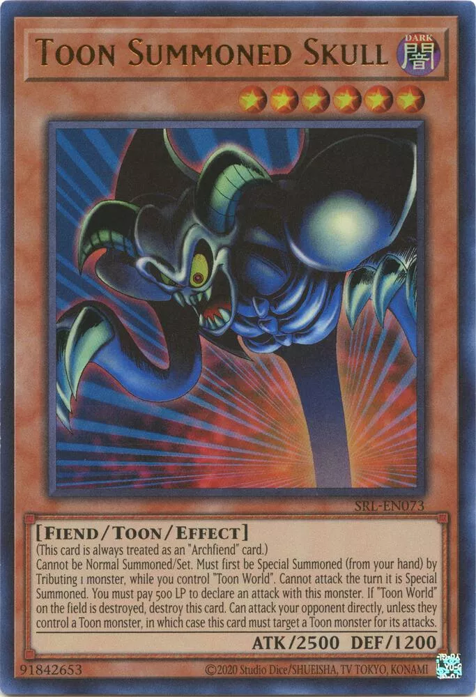 Toon Summoned Skull (Ultra Rare) - Spell Ruler (25th Anniversary Edition) SBL-EN073