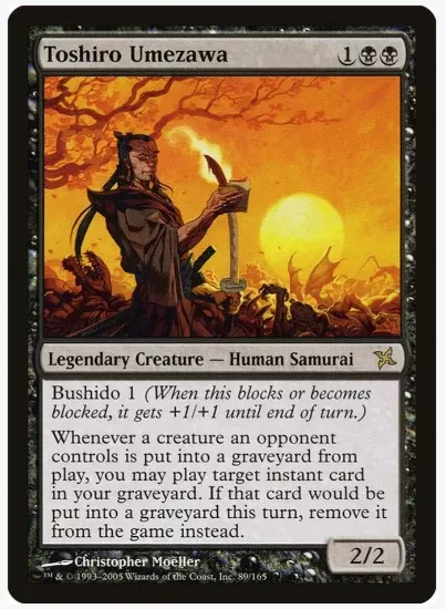 Toshiro Umezawa - Betrayers of Kamigawa - #89/165