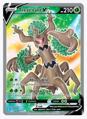Trevenant V (Full Art) SWSH07: Evolving Skies # 168/203