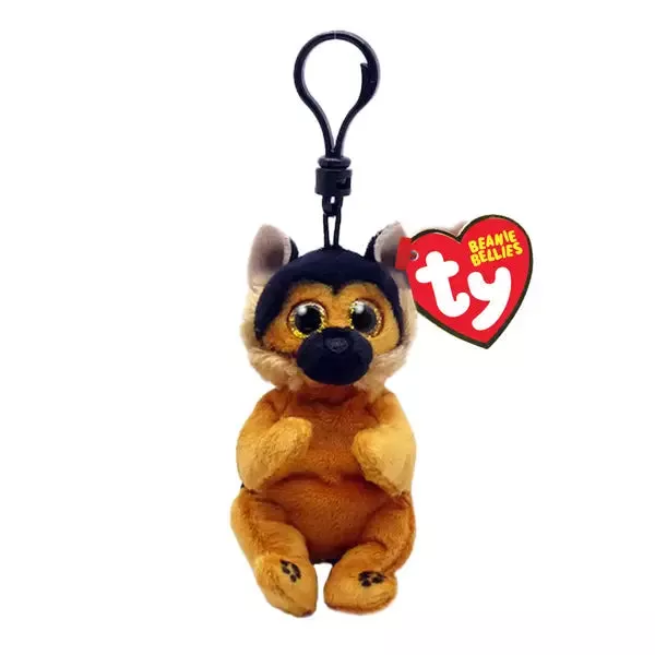 Ty Plush Beanie Bellies: Ace, German Shepherd Clip (SNG6)