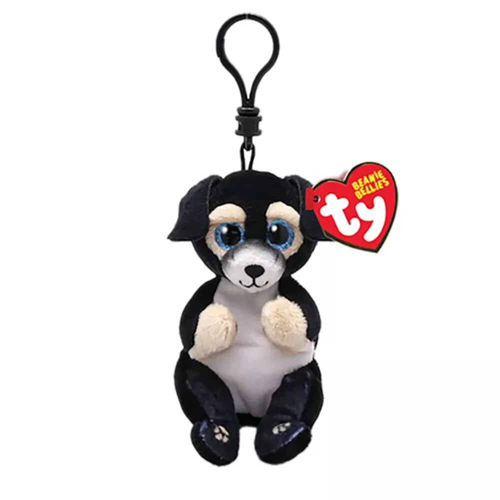 Ty Plush Beanie Bellies: Ranger, Black Dog Clip (SNG6)