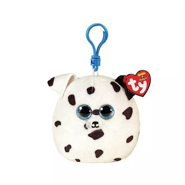Ty Plush Squish-a-Boos: Fetch, Spotted Dalmatian Clip (SNG6) (DISC)