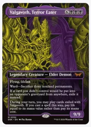 Valgavoth, Terror Eater (Showcase) - Commander: Duskmourn: House of Horror - #0352