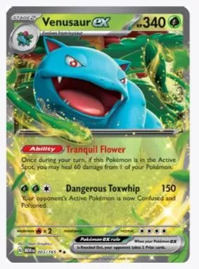 Venusaur ex SV: Scarlet and Violet 151 #003/165