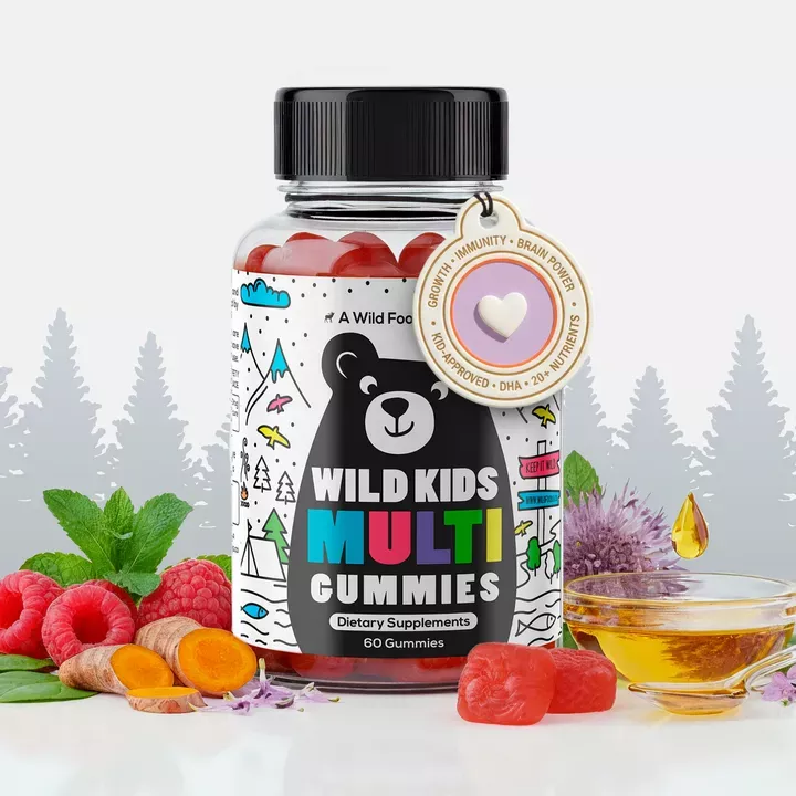 Wild Kids Multivitamin Gummies – Growth Support For Strong & Healthy Kids