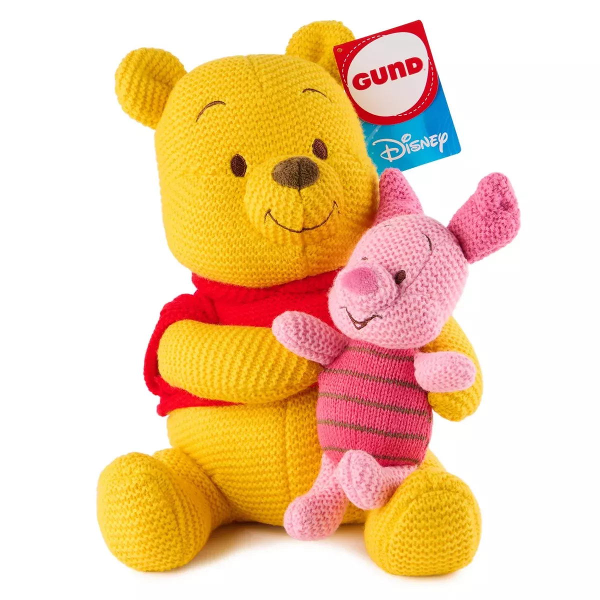 Winnie the Pooh & Piglet Knit 10" Plush