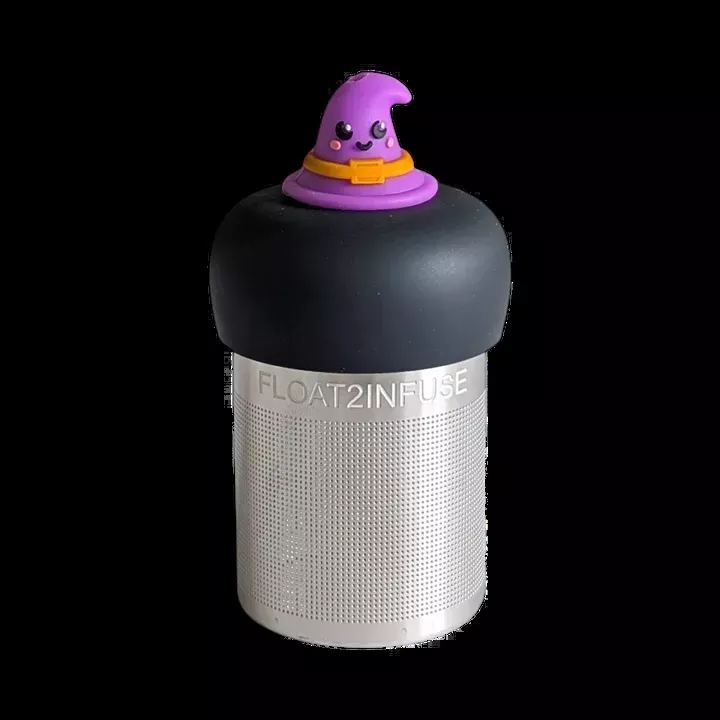 Wizard Hat | Floating Tea Steeper | Grey Base | Purple