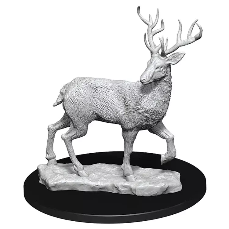 WizKids Deep Cuts Unpainted Miniatures: W7 Stag