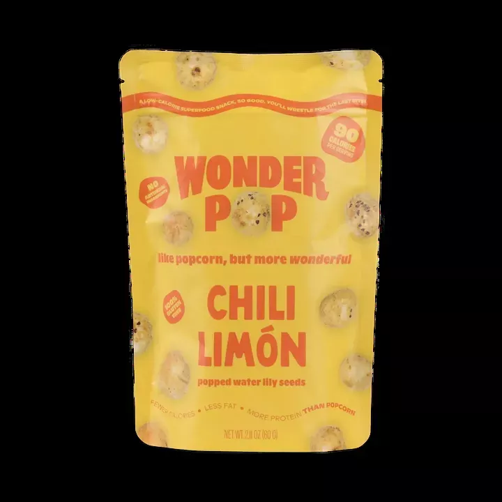 Wonderpop Popped Water Lily Seeds - Chili Limon