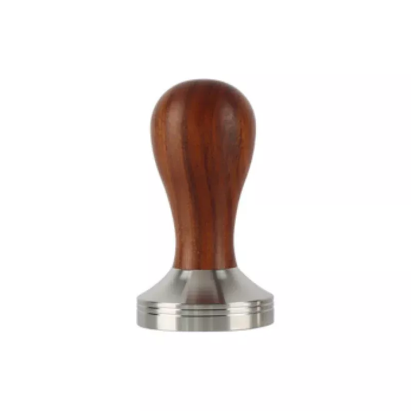 Wooden Handle Coffee Tamper 58mm Stainless Steel Espresso Tamper for Baristas