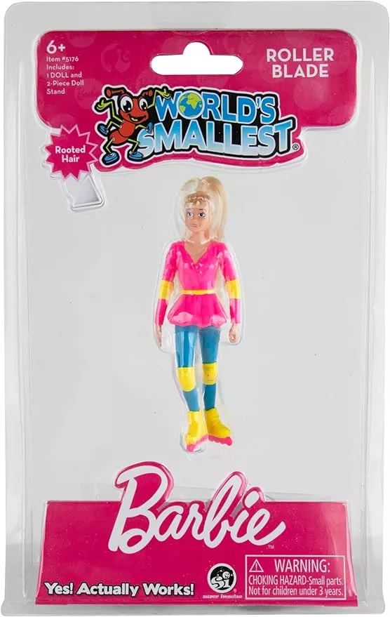 World's Smallest Barbie Series - Rollerblade & Cowgirl (OOS)