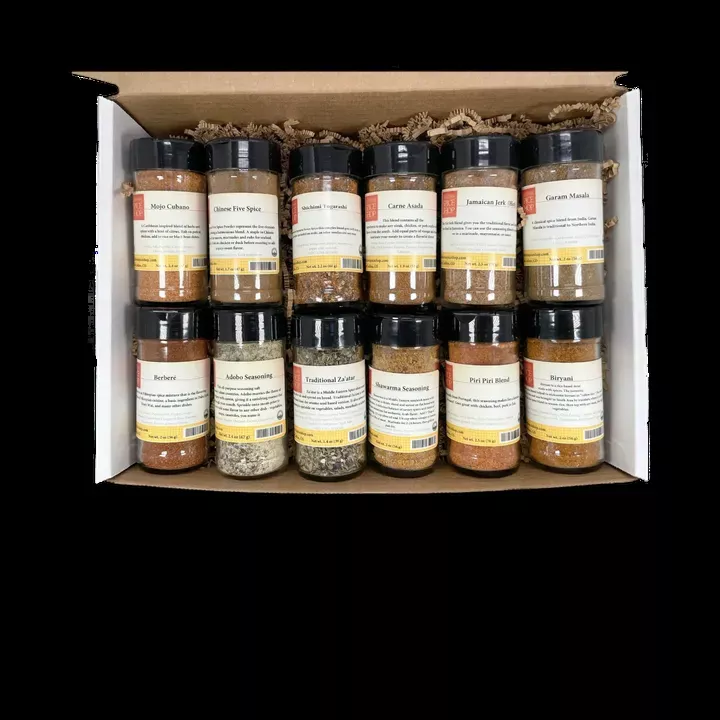 World Traveler Gift Box, Gourmet Spices & Seasoning Set