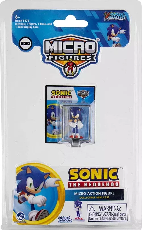 Worlds Smallest Micro Figures - Sonic the Hedgehog
