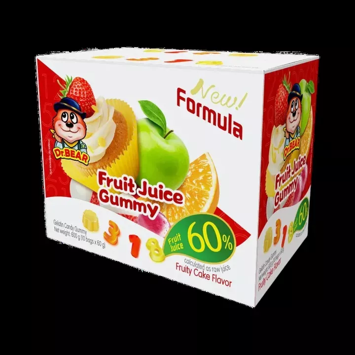 XFJ Dr. Bear Fruit Cake Juicy Gummy 10pck (China)