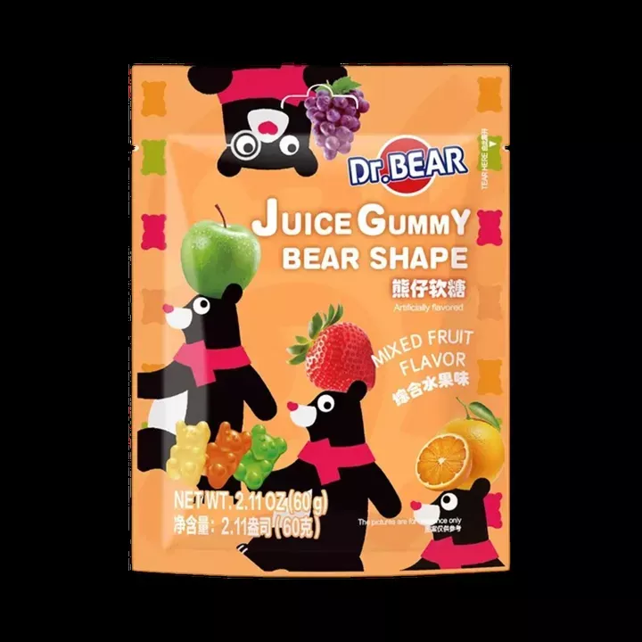 XFJ Dr. Bear Mixed Fruit Juicy Gummy 10pck (China)