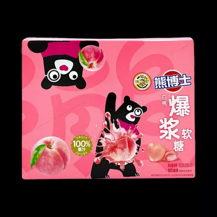 XFJ Dr. Bear Peach Juicy Gummy 10pck (China)