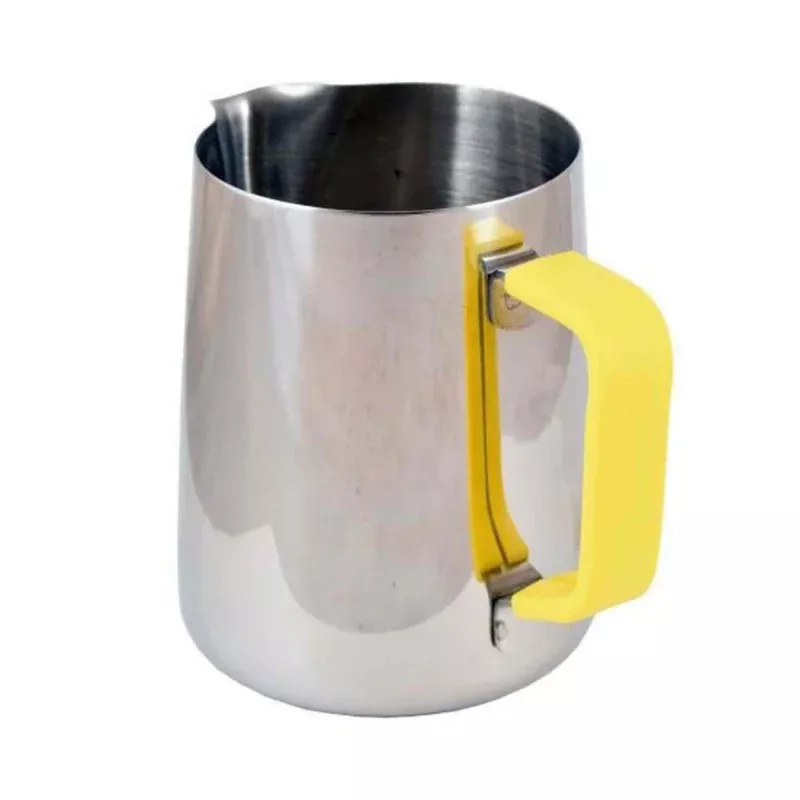 Yellow Handle Silicone Sleeve - For 0.6 Litre Milk Foaming Jug
