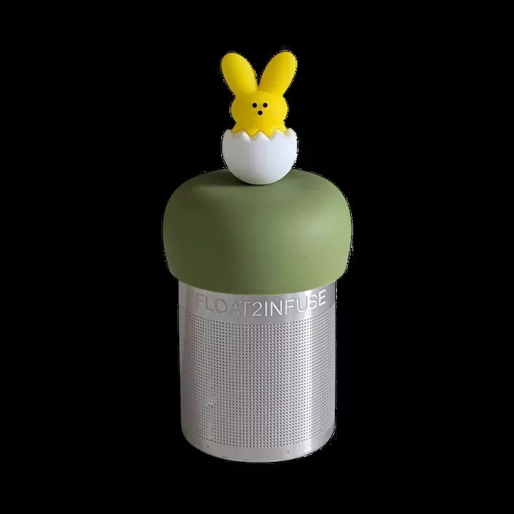 Yellow Peep | Floating Tea Steeper | Green Base | Easter Egg