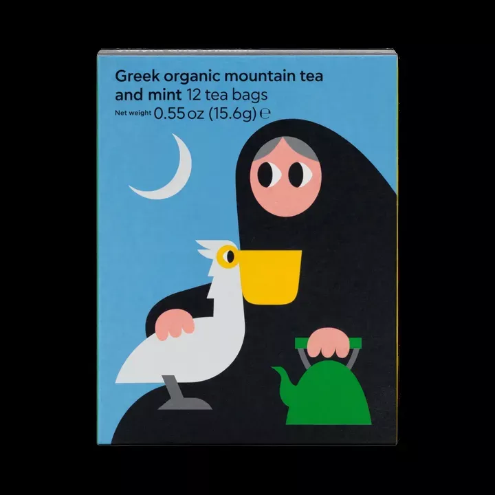 Yiayia and Friends Greek Organic Mountain Tea & Mint