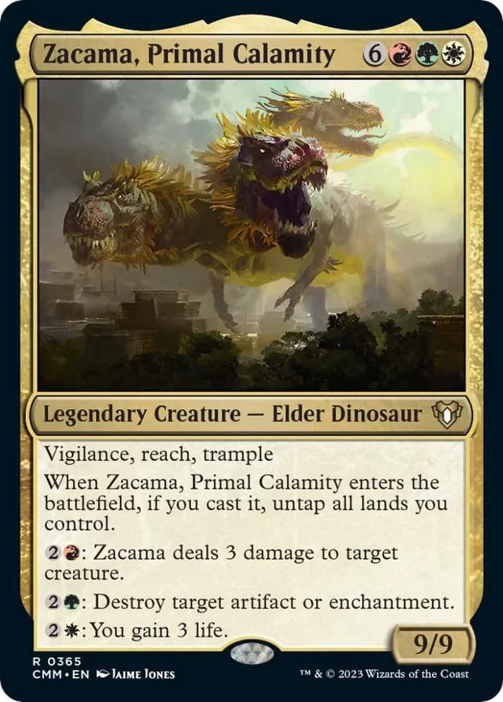 Zacama, Primal Calamity - Commander Masters - #0365