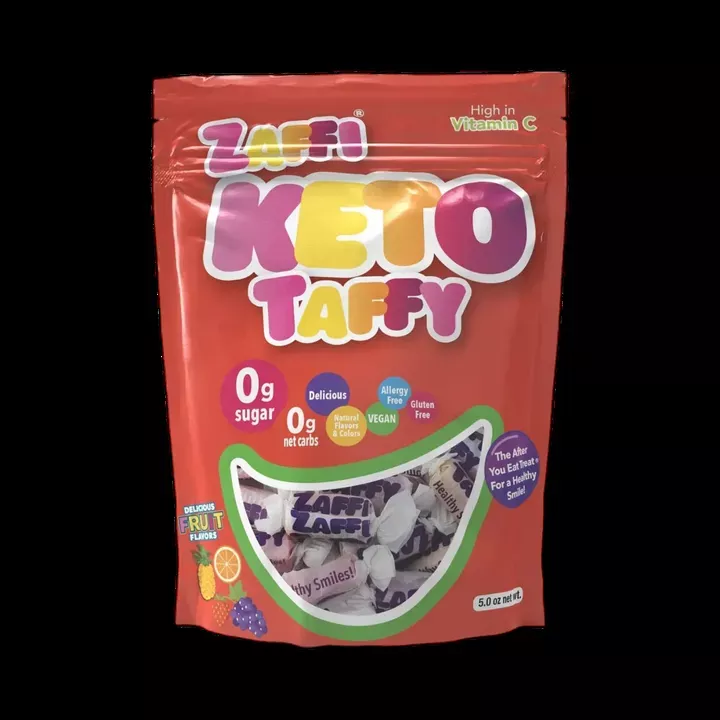 Zaffi Zero Sugar KETO Taffy - 5oz Pouch