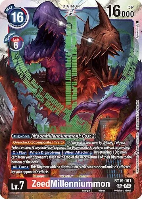ZeedMillenniummon - Release Special Booster 2.0 - BT19-101