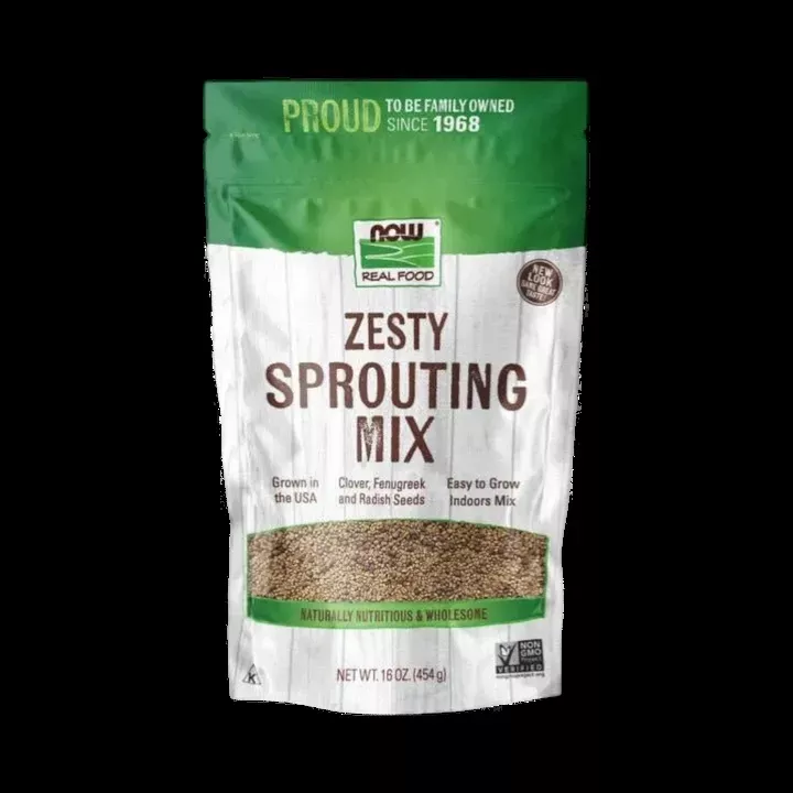 Zesty Sprouting Mix, NOW