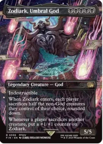 Zodiark, Umbral God (Borderless) (Foil) - Final Fantasy - #0336