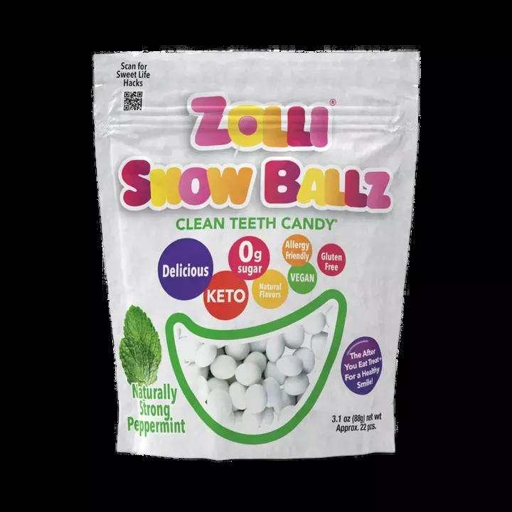 Zolli Zero Sugar Snow Ballz 3oz Bags