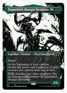 Zopandrel, Hunger Dominus (Showcase) (Foil) - Phyrexia: All Will Be One - #315