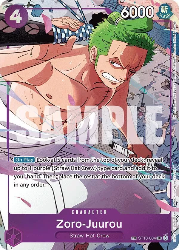Zoro-Juurou (ST18-004) - Emperors in the New World (OP09)
