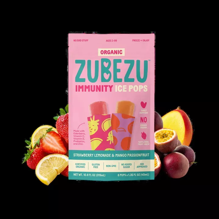ZuBeZu Organic Immunity Ice Pops