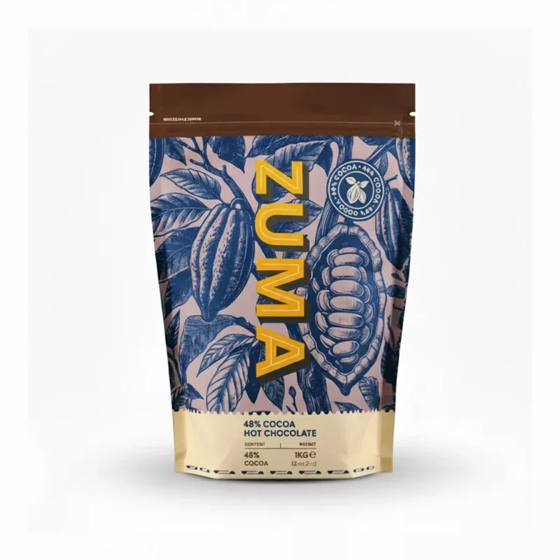 Zuma Dark 48% Cocoa Hot Chocolate Bag 1kg