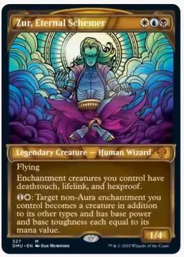 Zur, Eternal Schemer (Showcase) - Dominaria United - #327