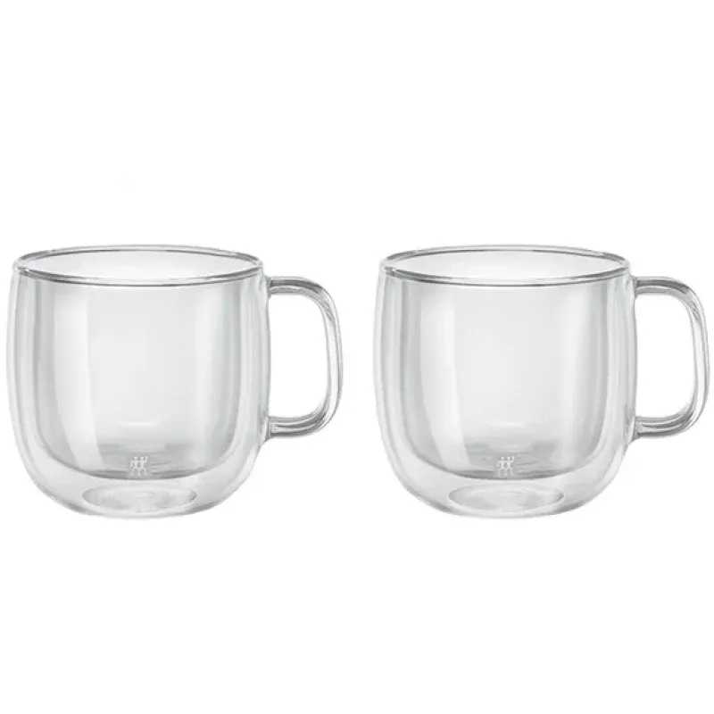 ZWilling 39500-113 Sorrento Plus Cappuccino Glasses with Handle 450ml